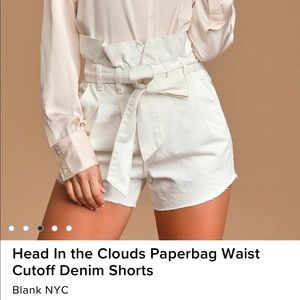 NWT blank NYC high waisted denim shorts